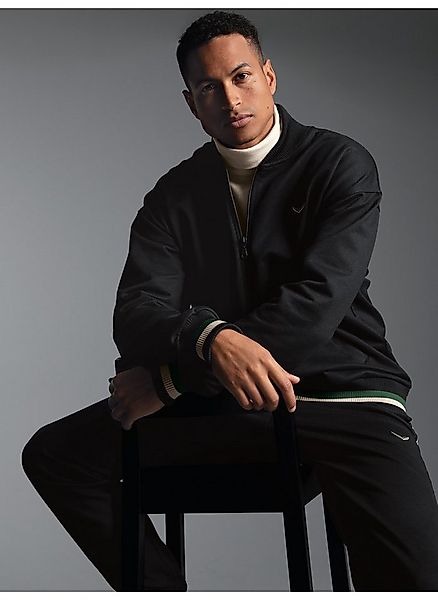 Trigema Sweatjacke TRIGEMA Collegejacke mit kontrastfarbigen Elementen (1-t günstig online kaufen