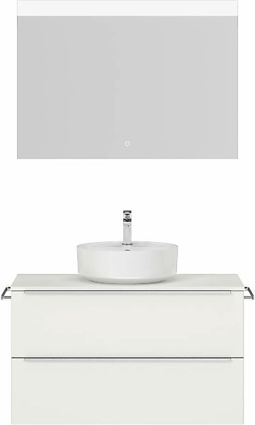 nobilia Badmöbel-Set "Alvene", (2 St., vormontiert, mit Soft-Close), inkl. günstig online kaufen