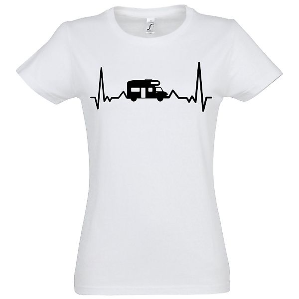 Youth Designz T-Shirt Camping Herzschlag Damen günstig online kaufen