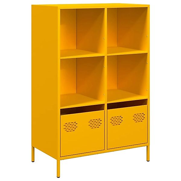 vidaXL Highboard Senfgelb 68x39x103,5 cm Stahl 851385 günstig online kaufen