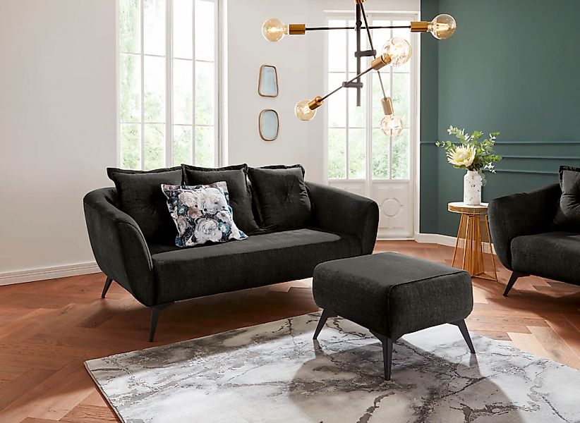 INOSIGN 2,5-Sitzer "Baggio modern romantisches Design, Breite 196cm, Komfor günstig online kaufen