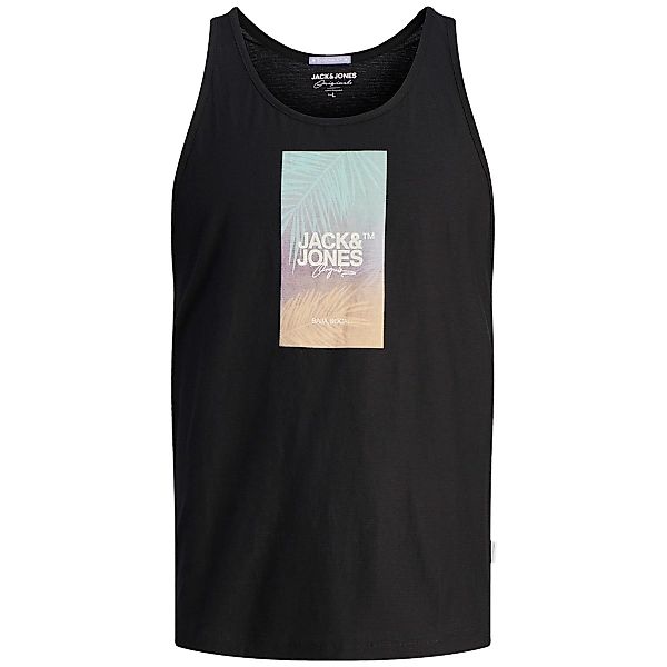 Jack&Jones Tanktop mit Label-Print Farbe schwarz Größe: 3XL günstig online kaufen