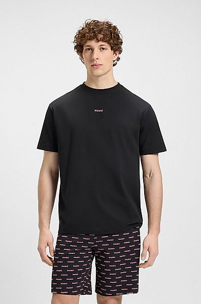 HUGO Pyjamaoberteil SPLIT LOGO mit zweifarbigen Logo günstig online kaufen