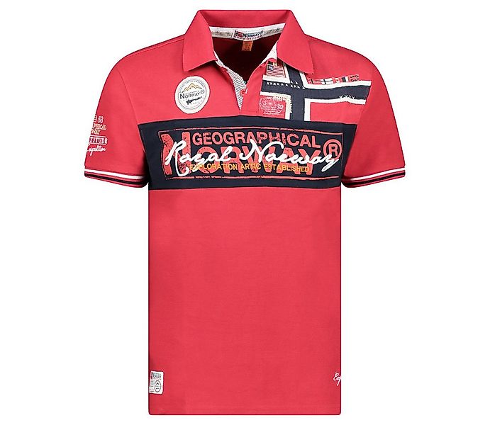 Geographical Norway T-Shirt Kurzarm Poloshirt bakidney Men mit Aufnähern un günstig online kaufen