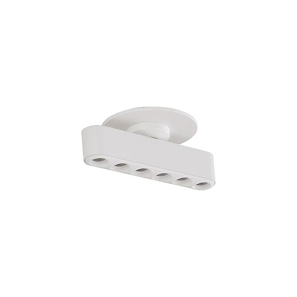 Lindby LED Deckenleuchte Eldrin 10025823 Modern in Weiß aus Aluminium 1-fla günstig online kaufen