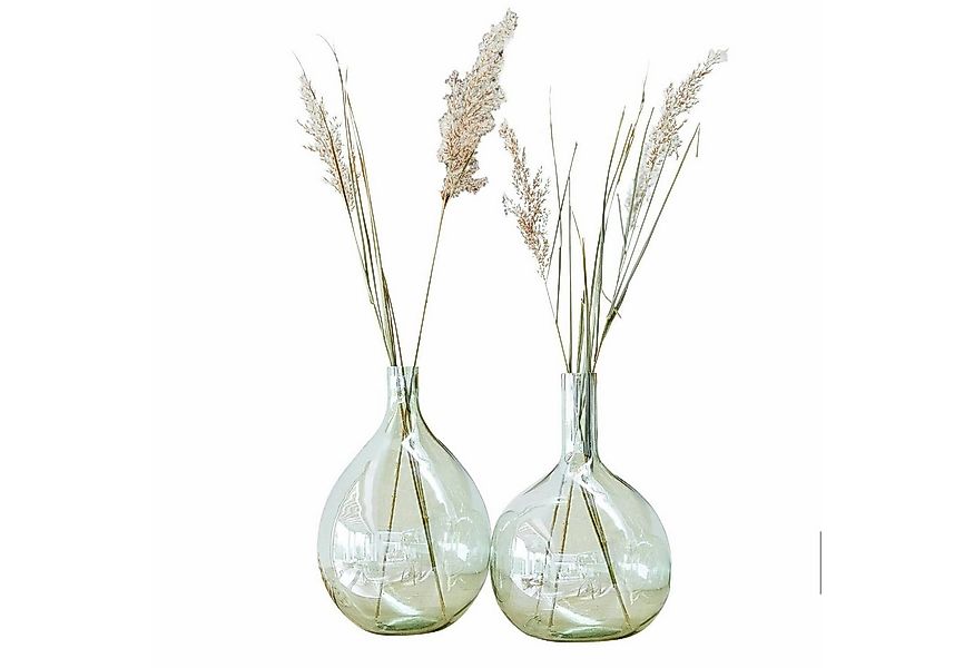 Mirabeau Tischvase Vase 2er Set Erlunda grün günstig online kaufen