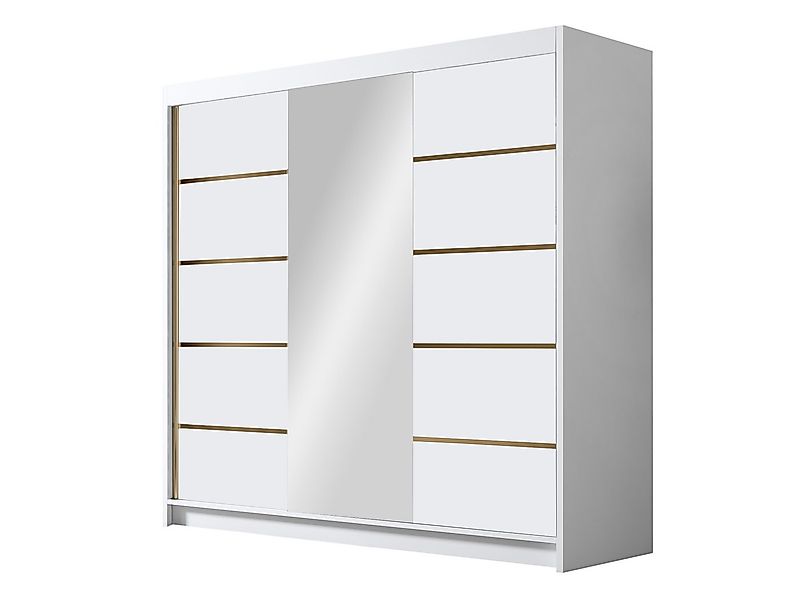 MIRJAN24 Kleiderschrank Evo VI (mit drei Schwebetüren) 200x58x215 cm, Front günstig online kaufen