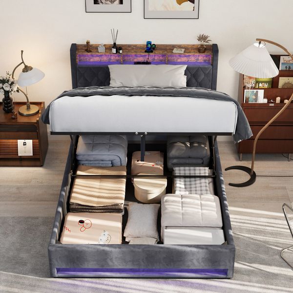 OKWISH Polsterbett mit holländischem Samt – günstig online kaufen