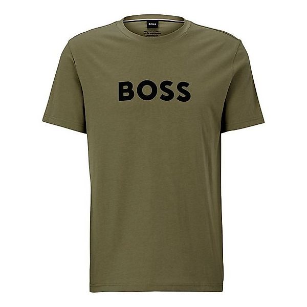 BOSS T-Shirt T-Shirt RN mit großem Markenprint auf der Brust günstig online kaufen