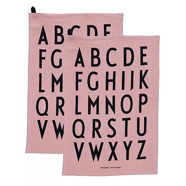 Design Letters Geschirrtuch 40 x 60cm 2er Pack Lavendel günstig online kaufen