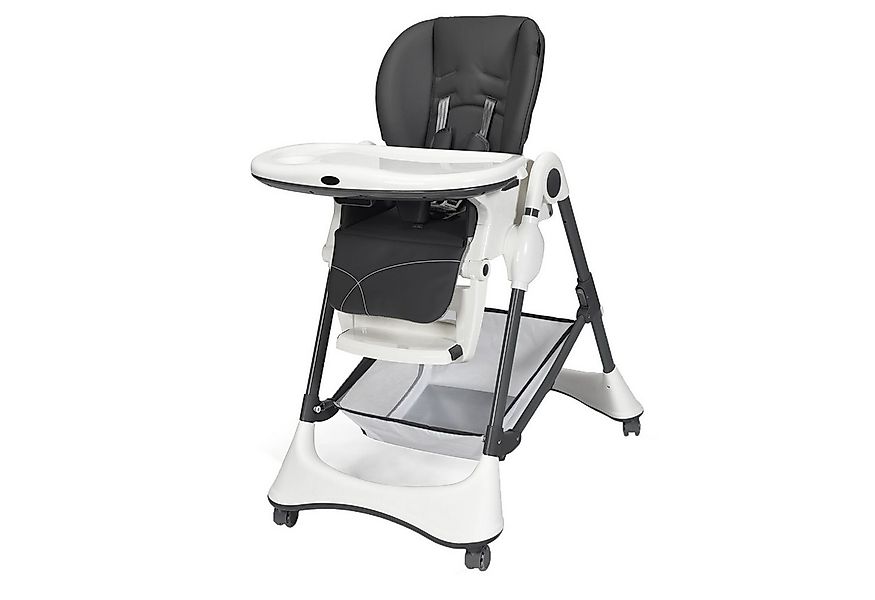 COSTWAY Hochstuhl Babyhochstuhl, mit verstellbarer Rückenlehne günstig online kaufen