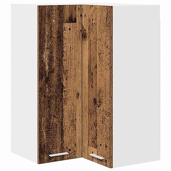 vidaXL Hängeschrank Riga Altes Holz und Weiß 57 x 57 x 80 cm 884296 günstig online kaufen