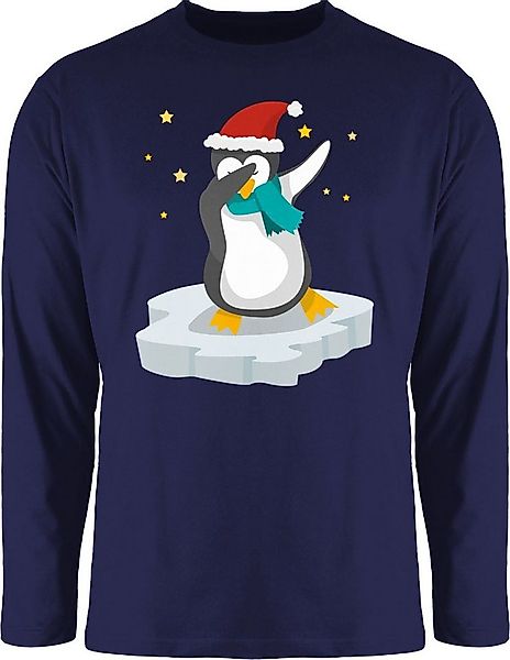 Shirtracer Rundhalsshirt Dab Pinguin Weihnachten Weihachten Kleidung günstig online kaufen