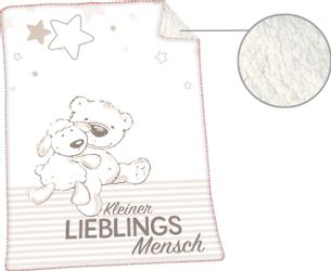 Babydecke Jonas Lieblingsmensch, Herding, mit niedlichem günstig online kaufen
