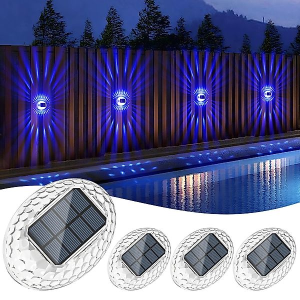 Quntis LED Solarleuchte 4 Stück Aussen günstig online kaufen