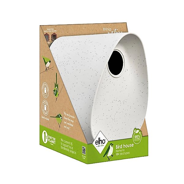 Elho Vogelhaus Essential 18 cm Grau günstig online kaufen