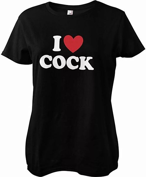 Hybris T-Shirt I Love Cock Girly Tee günstig online kaufen