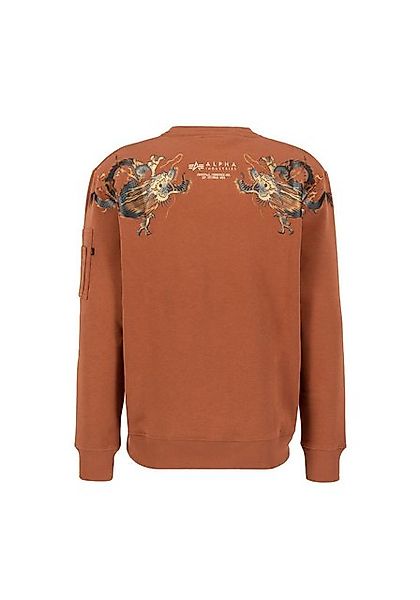Alpha  Sweatshirt Dragon EMB Sweater - hazel brown günstig online kaufen