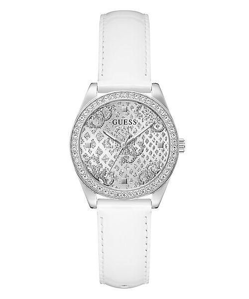 Guess Quarzuhr BOA GW0989L1, Armbanduhr, Damenuhr, Lederarmband, Kristallst günstig online kaufen