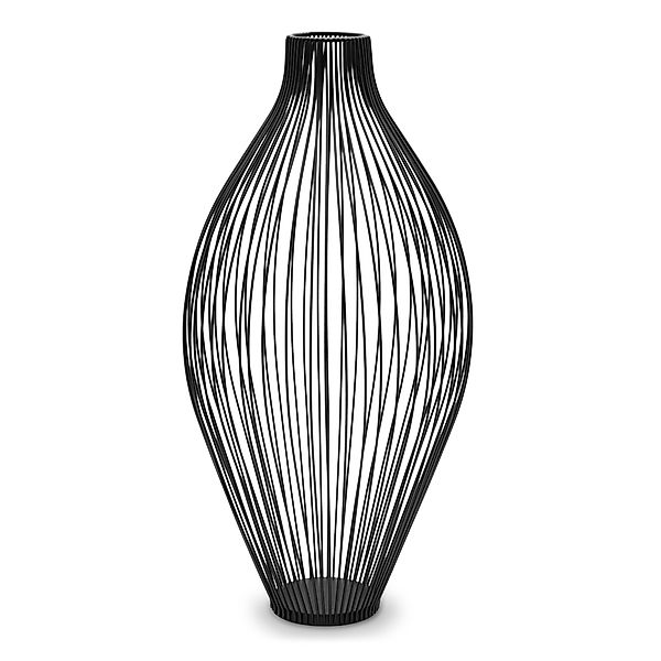 Spetebo Dekovase Metall Vase im Gitter günstig online kaufen