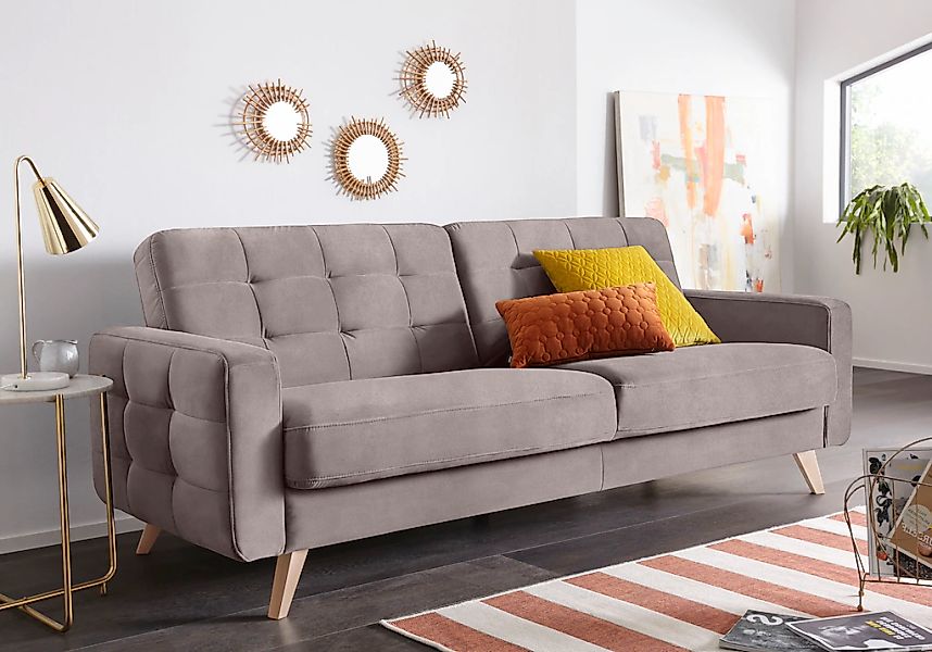 exxpo - sofa fashion 3-Sitzer "Nappa, kompakt und komfortabel, bequem, zeit günstig online kaufen