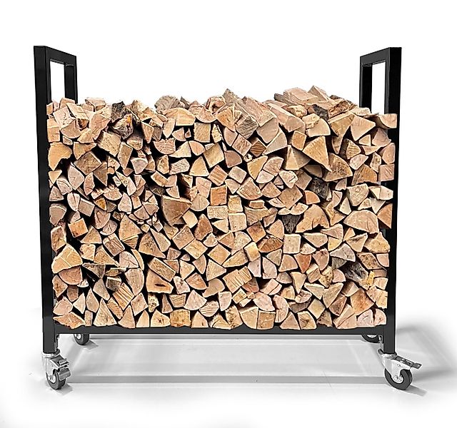 Quick Star Kaminholzregal Kaminholzregal 65x25x65cm cm mit Rollen, BxTxH:65 günstig online kaufen
