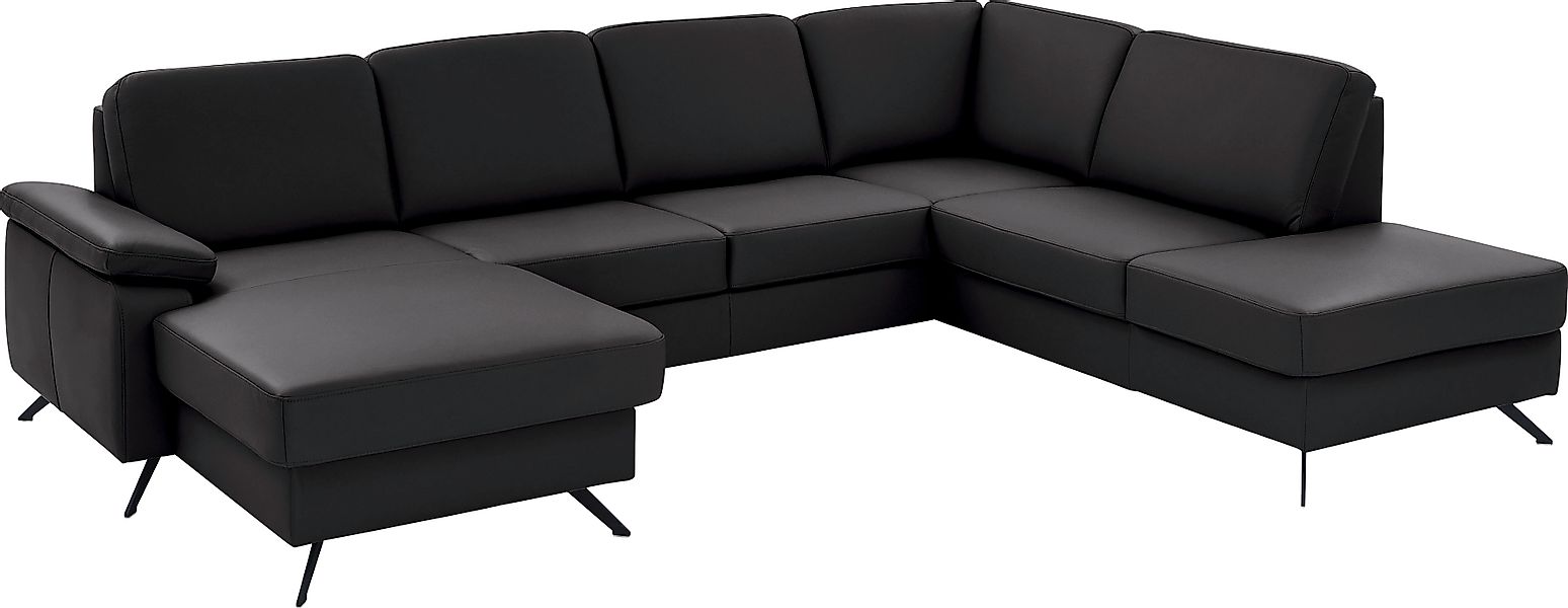 Die PlanBar Wohnlandschaft "PN-EM15047 U-Form, ohne Kopfstützen", Echtleder günstig online kaufen