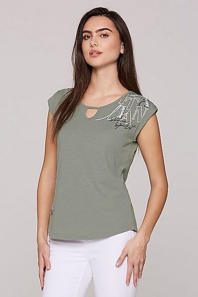SOCCX Rundhalsshirt aus Baumwolle günstig online kaufen