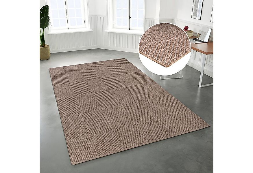 my home Teppich Elsa, In- und Outdoor geeignet, rechteckig, Höhe: 3 mm, Sis günstig online kaufen