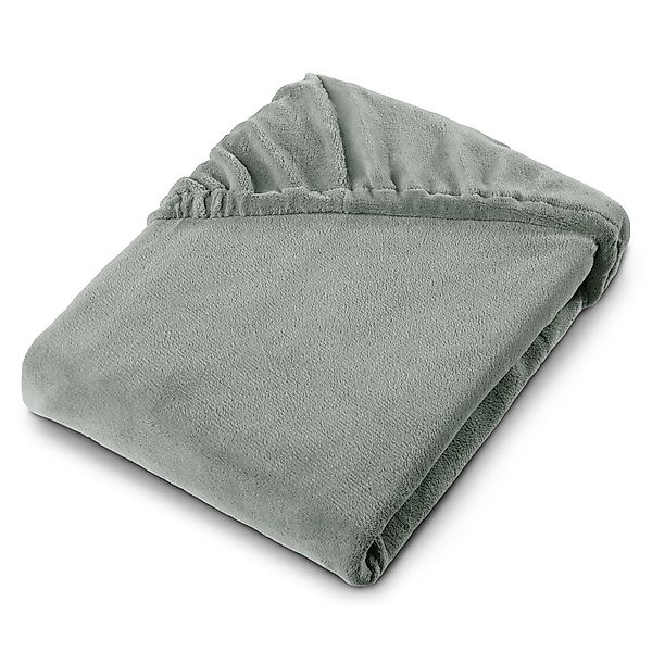 aqua-textil Spannbettlaken Feelwell Spannbettlaken Fleece 90x200-100x200cm günstig online kaufen