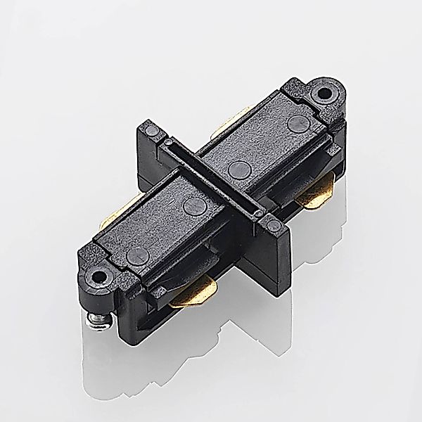 Lindby Längsverbinder Linaro, schwarz, 1-Phasen-System günstig online kaufen