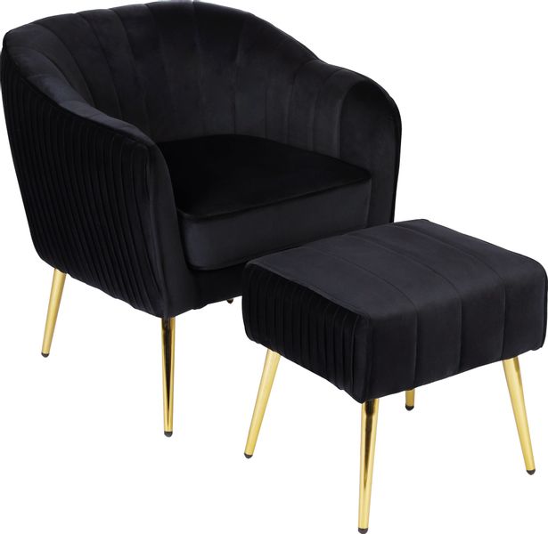 INOSIGN Loungesessel ARROLL mit Hocker, Cocktailsessel, günstig online kaufen