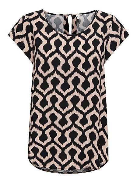 ONLY Shirtbluse ONLNOVA LIFE S/S TOP AOP PTM Viskose, regular fit, Rundhals günstig online kaufen