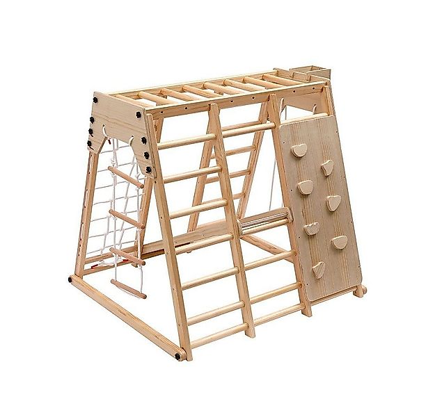 HOME DELUXE Klettergerüst Indoor Spielturm LIO, (inkl. Schaukel, Rutsche, K günstig online kaufen