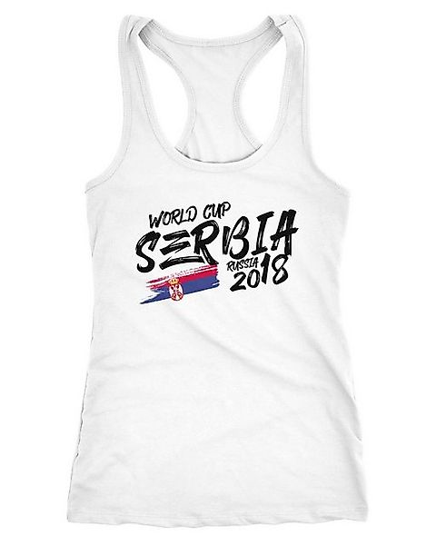 MoonWorks Tanktop Damen Tanktop Serbien Serbia Србија Fußball WM Weltmeiste günstig online kaufen