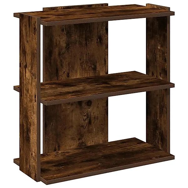 vidaXL Bücherregal 3 Böden Räuchereiche 60x30x60 cm Holzwerkstoff 860251 günstig online kaufen
