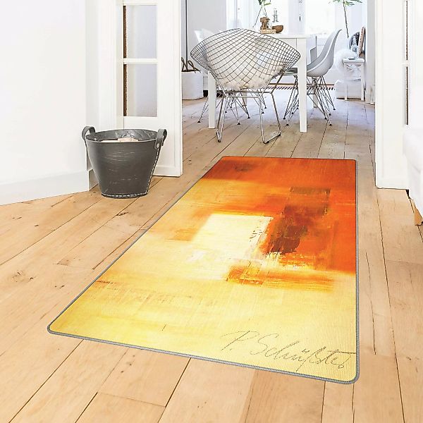 Teppich Komposition in Orange und Braun 03 günstig online kaufen