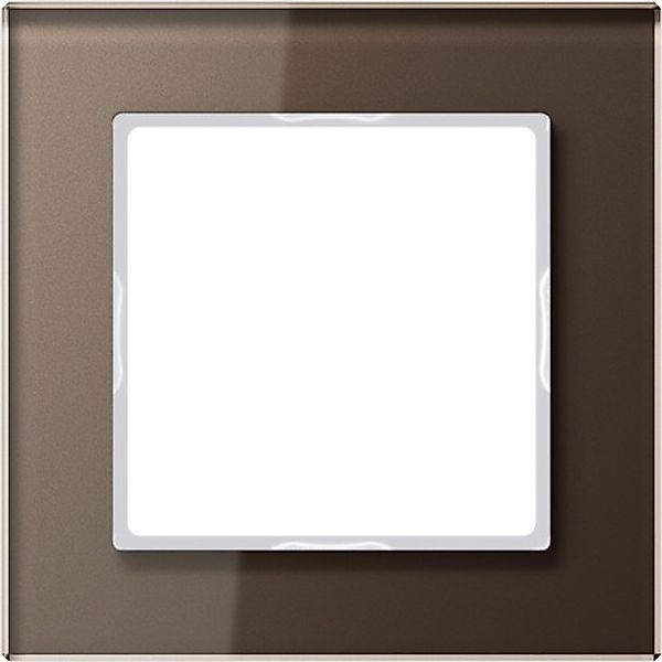 Jung Glasrahmen 1fach mokka waage-/senkrecht AC 581 GL MO - AC581GLMO günstig online kaufen