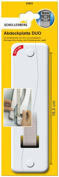 SCHELLENBERG Gurtwickler-Abdeckplatte Duo Maxi, 18,5 cm günstig online kaufen