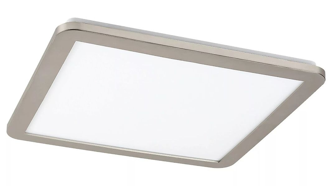 LED Deckenleuchte silber/Opalglas LED-Board 24W A 3000K 1500lm IP44 günstig online kaufen