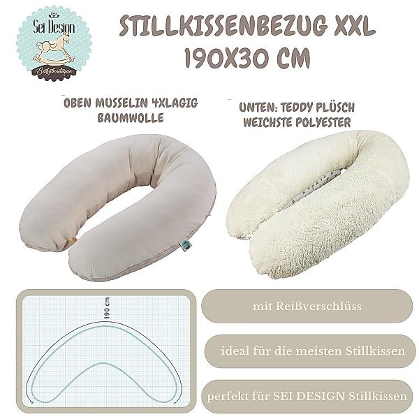 SEI Design Stillkissen Seitenschläferkissen Babynestchen Kuschelnest günstig online kaufen