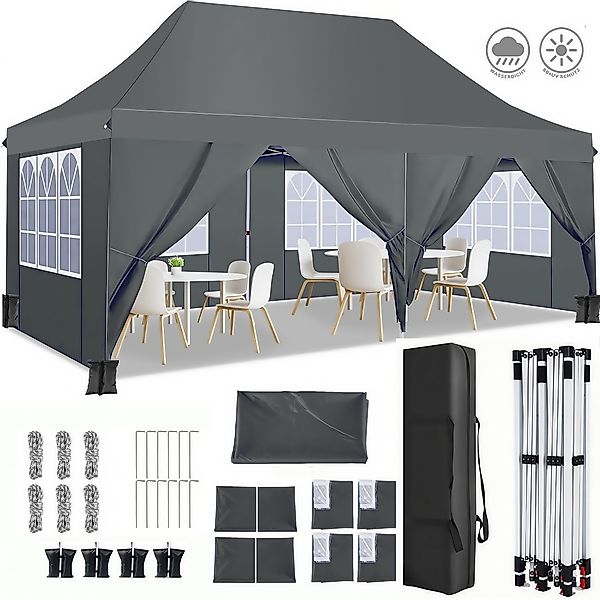 Tooluck Faltpavillon 3X6m Wasserdicht UV 50+ günstig online kaufen