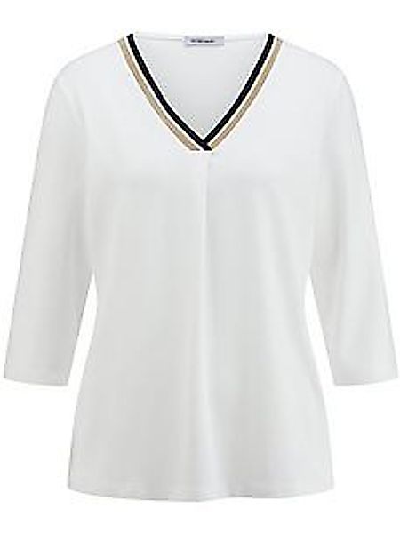 V-Shirt 3/4-Arm Peter Hahn weiss günstig online kaufen