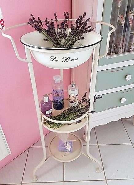 Ambiente Haus Beistelltisch Waschschüssel mit Stand günstig online kaufen