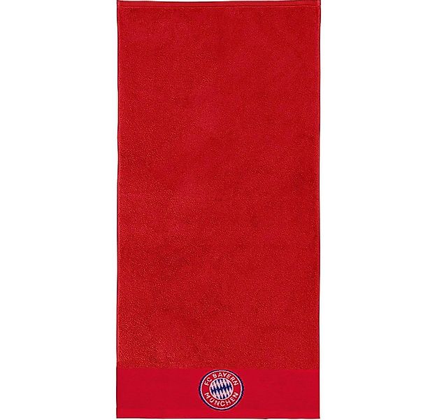 FC Bayern München Duschtuch FC Bayern München Duschtuch rot günstig online kaufen