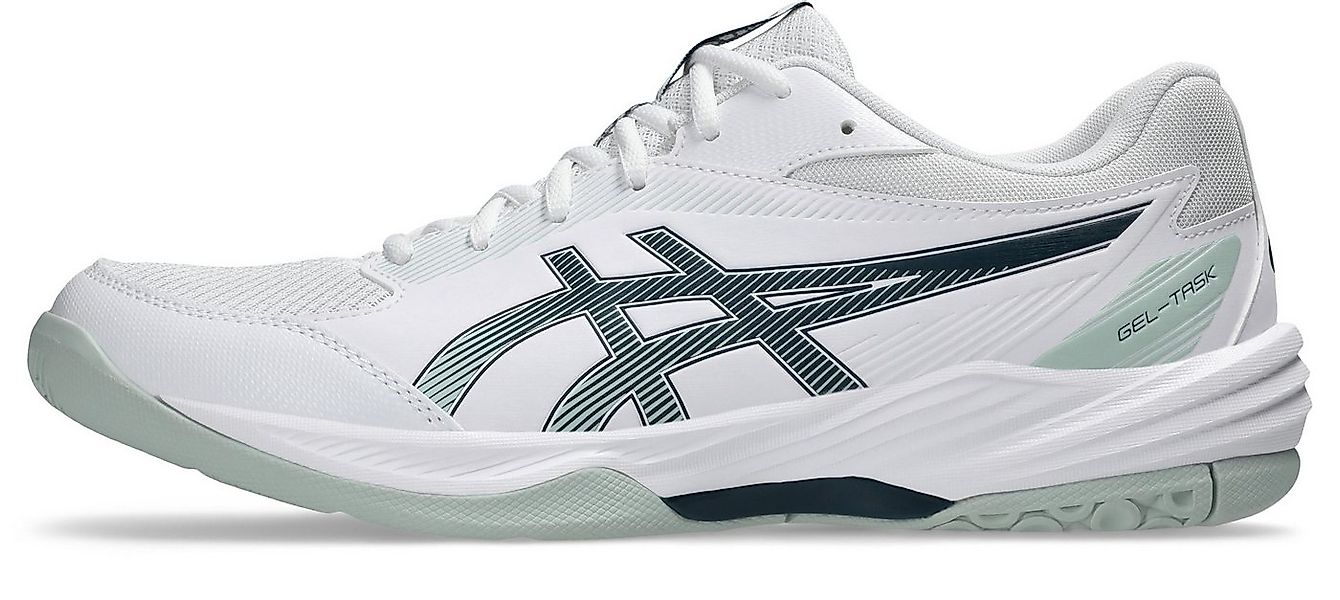 Asics GEL-TASK 4 WHITE/TRANQUIL TEAL Hallenschuh günstig online kaufen