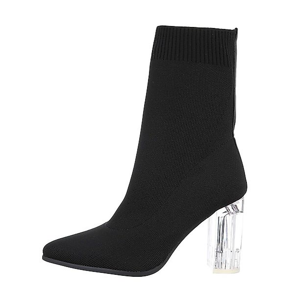 Ital-Design Damen Abendschuhe Elegant High-Heel-Stiefelette (84338429) günstig online kaufen