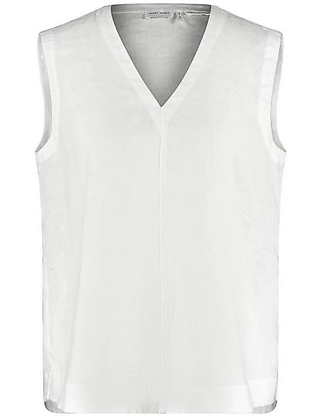 GERRY WEBER Blusentop Ärmellose Leinenbluse günstig online kaufen