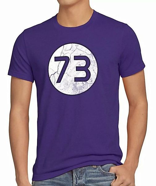 style3 Print-Shirt Herren T-Shirt 73 Sheldon Lieblingszahl big bang cooper günstig online kaufen