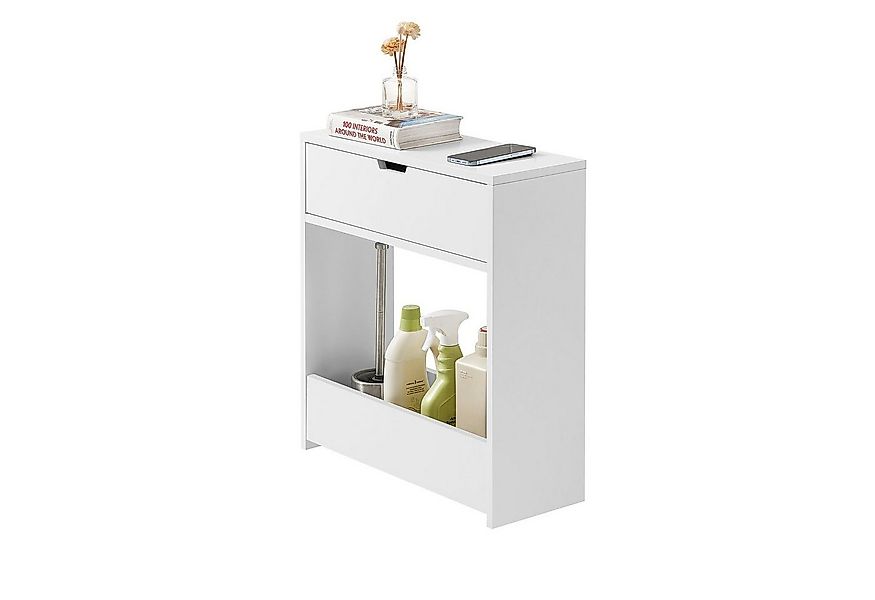 SoBuy Badregal BZR48, Nischenregal Nischenschrank schmales Regal Badezimmer günstig online kaufen